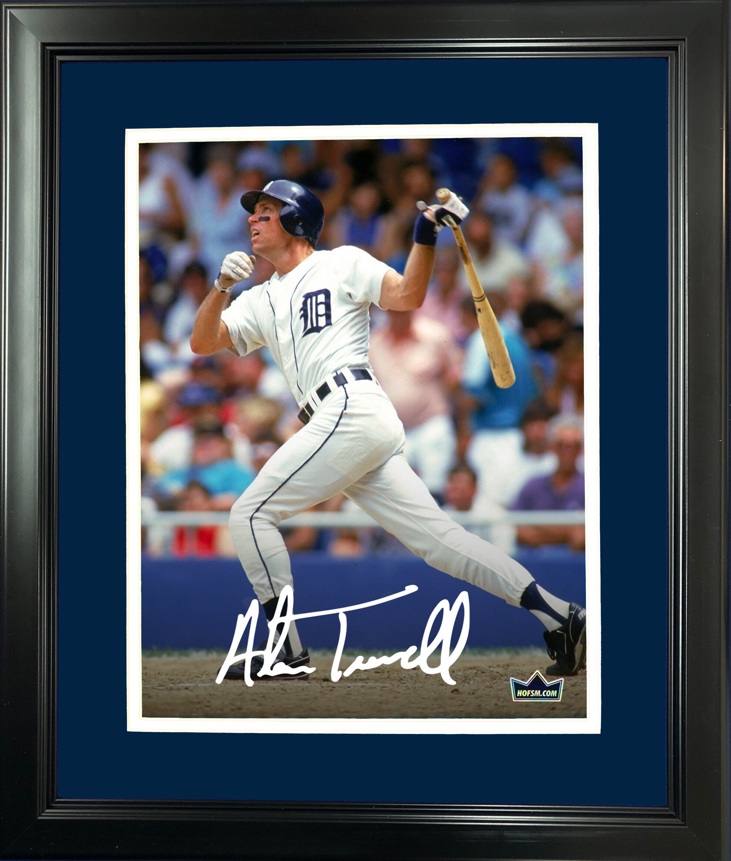 Framed Alan Trammell Detroit Tigers Facsimile Laser Engraved Signature Auto 11"x14"Baseball Photo HOFSM Holo