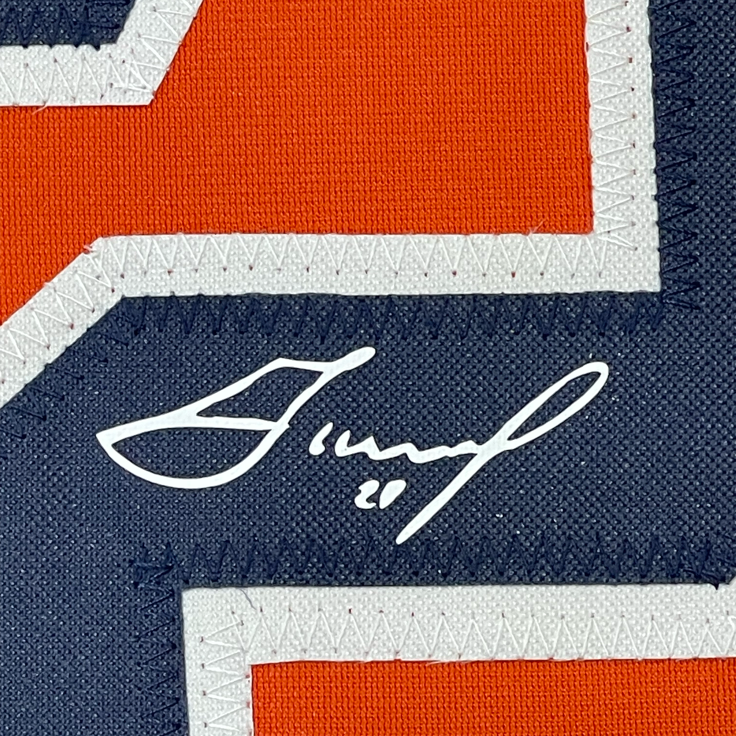 Framed Facsimile Autographed Jose Altuve 35x39 Houston Orange Reprint Laser Auto Baseball Jersey