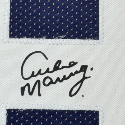 Framed Facsimile Autographed Archie Manning 35x39 Ole Miss Blue Reprint Laser Auto College Football Jersey Size Men's XL