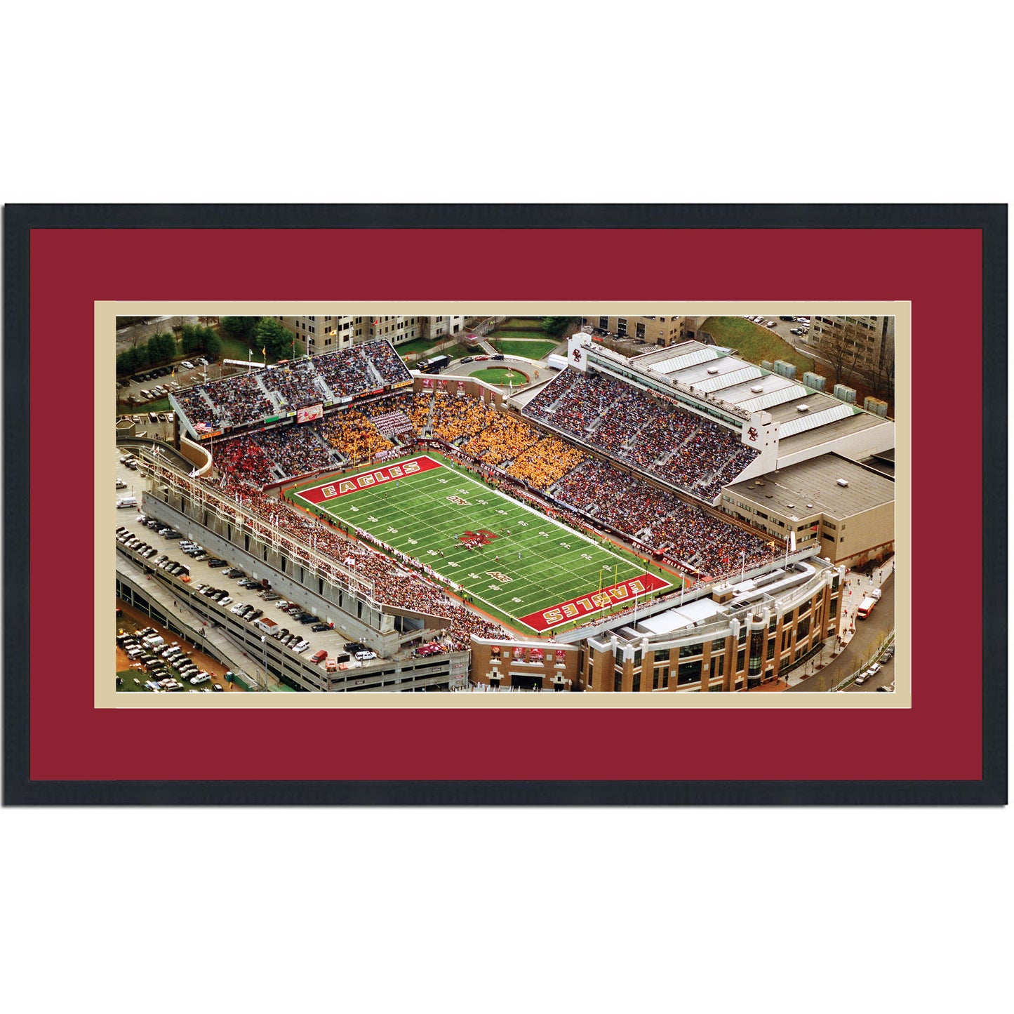 Framed Alumni Stadium Boston College Eagles 16x24 NCAA Football Photo Professionally Matted