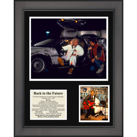 Framed Back to the Future 11"x14" Movie Three Photo Collage
