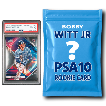 Bobby Witt Jr. PSA 10 Graded Rookie Baseball Card Mystery Pack