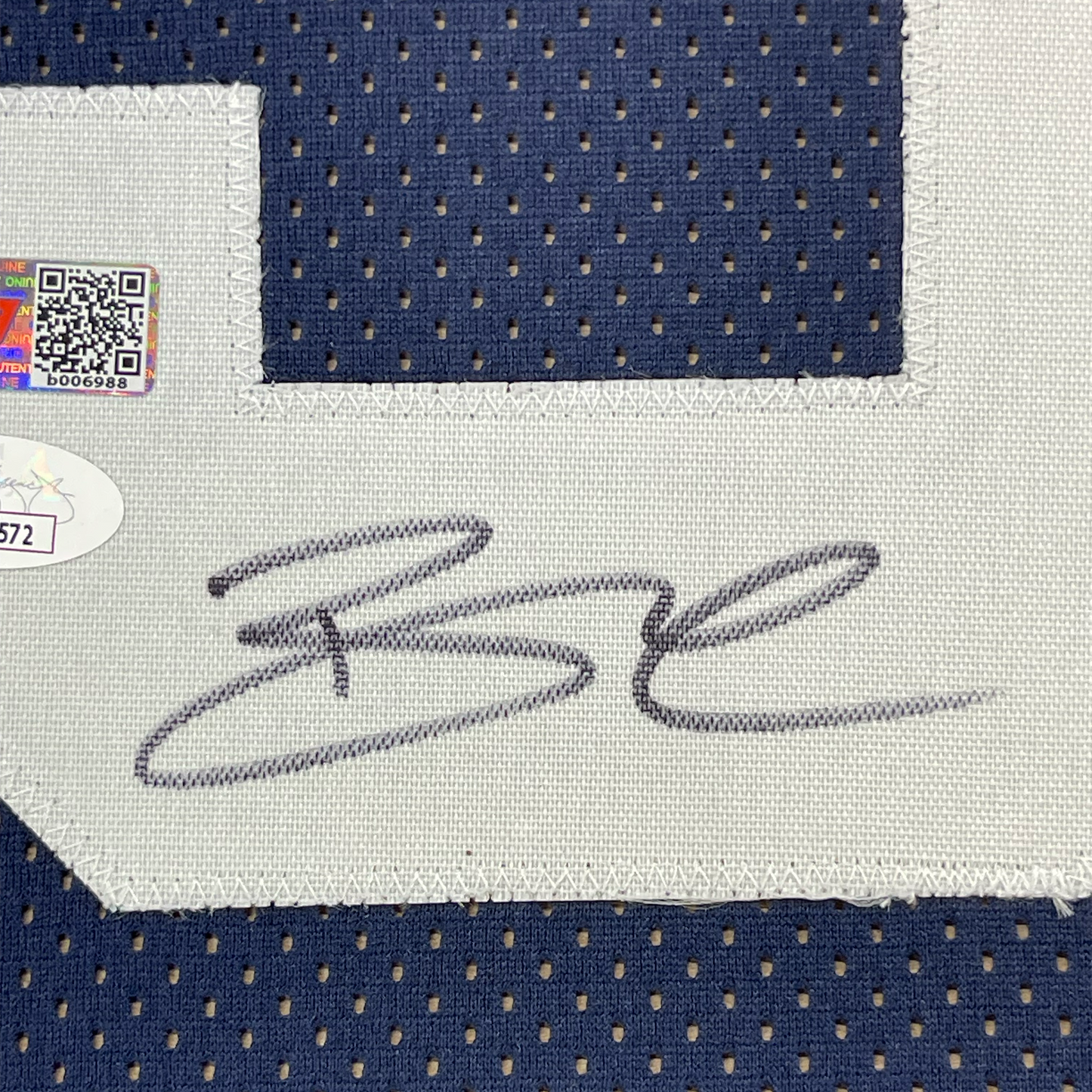 Framed Autographed/Signed Brandin Cooks 35x39 Dallas Thanksgiving Day Football Jersey JSA COA