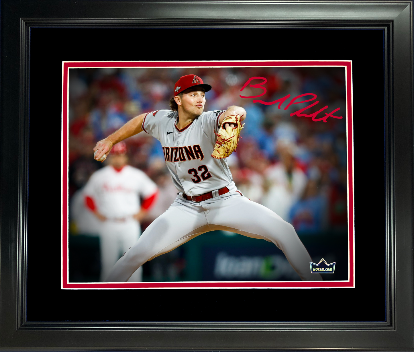 Framed Brandon Pfaadt Facsimile Laser Engraved Signature Auto 11"x14" Baseball Photo HOFSM Holo