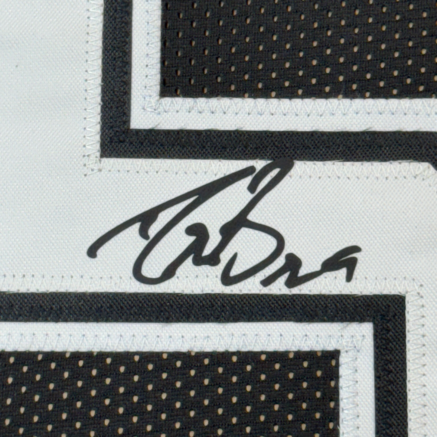 Framed Facsimile Autographed Drew Brees 35x39 Purdue Black Reprint Laser Auto College Football Jersey Size Men's XL