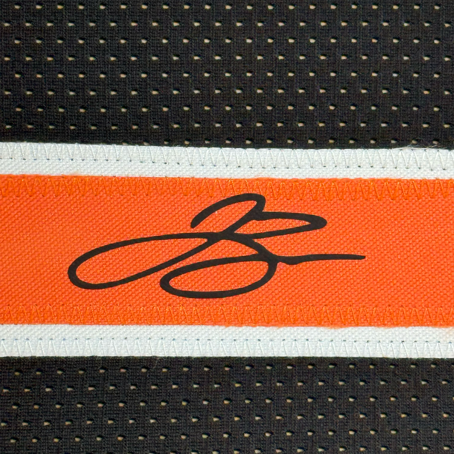 Framed Facsimile Autographed Jalen Brunson 35x39 New York Black Reprint Laser Auto Basketball Jersey