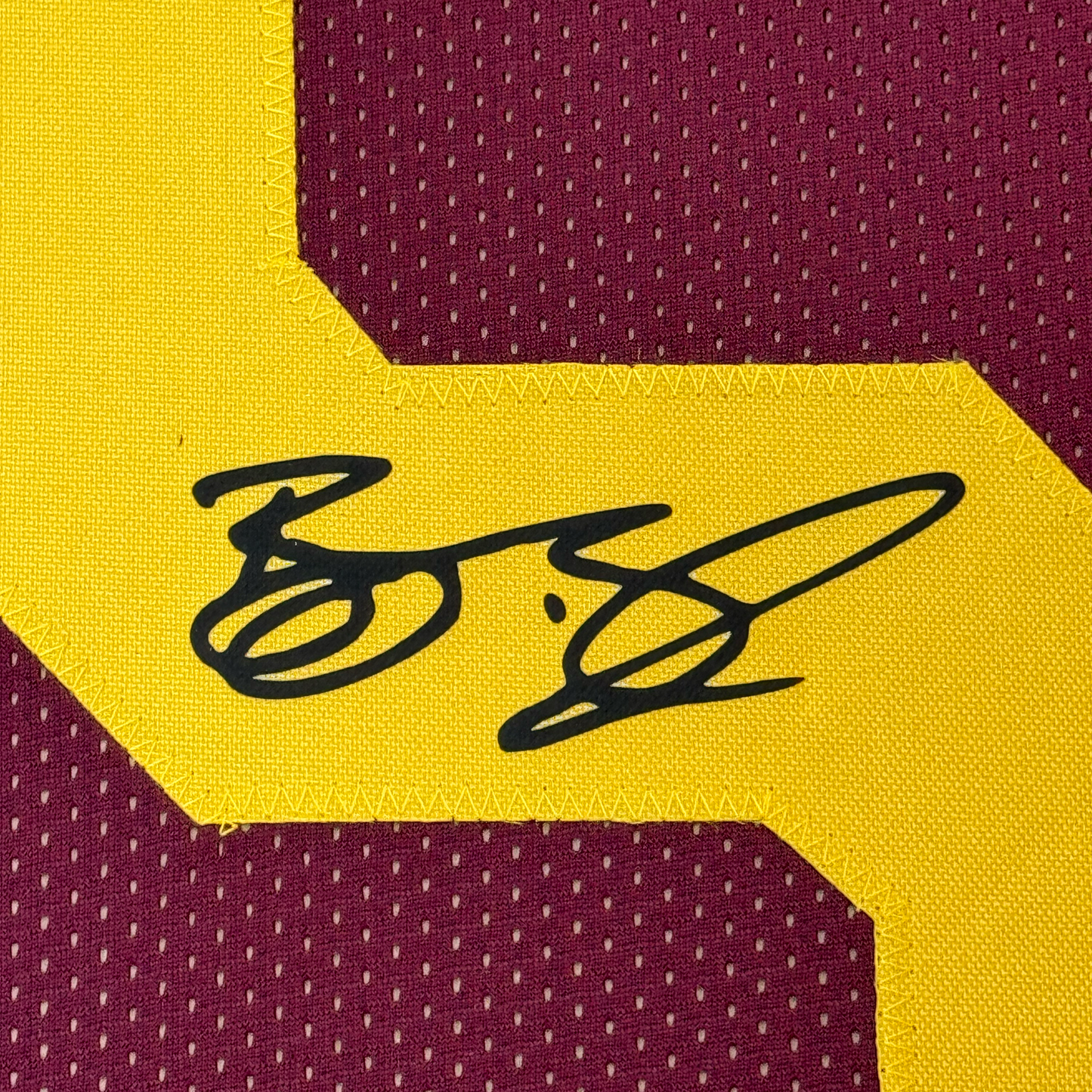 Framed Facsimile Autographed Reggie Bush 35x39 USC Maroon Reprint Laser Auto College Football Jersey