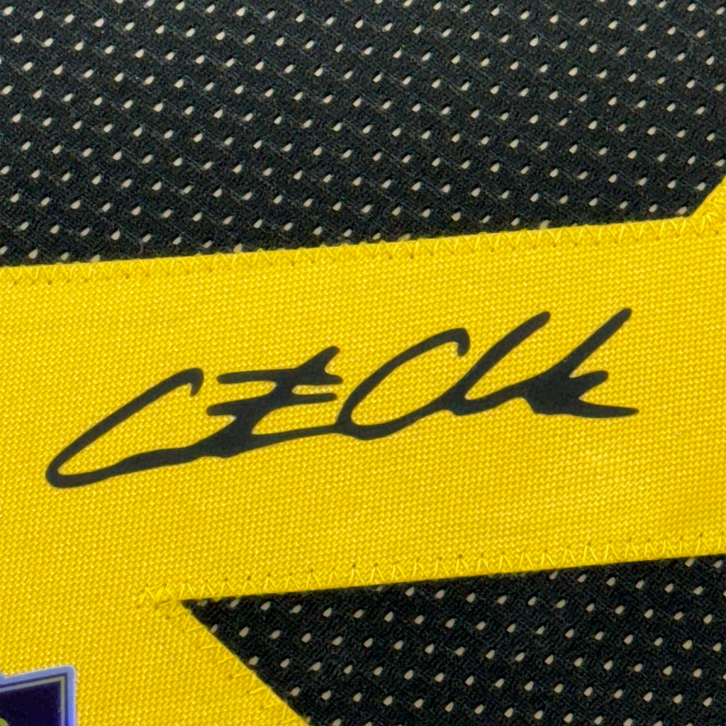 Framed Facsimile Autographed Caitlin Clark 35x39 Iowa Black Reprint Laser Auto College Basketball Jersey