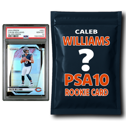 Caleb Williams PSA 10 Graded Football Rookie Card Mystery Pack