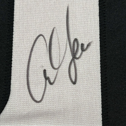 Framed Autographed/Signed Carl Lewis 35x39 United States USA Red Track & Field Jersey JSA COA