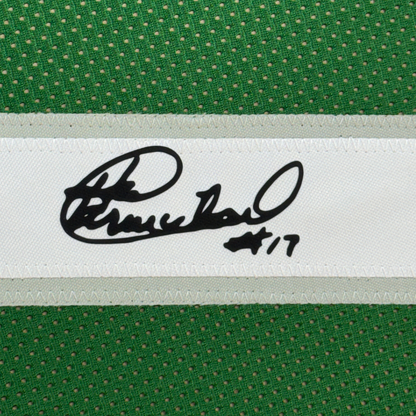 Framed Facsimile Autographed Harold Carmichael 35x39 Philadelphia Kelly Green Reprint Laser Auto Football Jersey