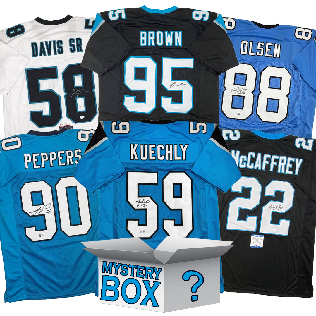 Autographed/Signed Carolina Football Jersey Mystery Box with PSA JSA or Beckett COA
