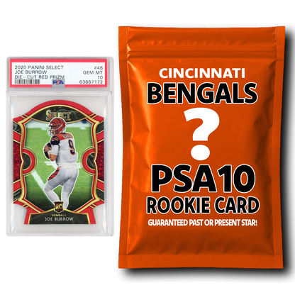 Cincinnati Bengals PSA 10 Graded Rookie Card Mystery Pack