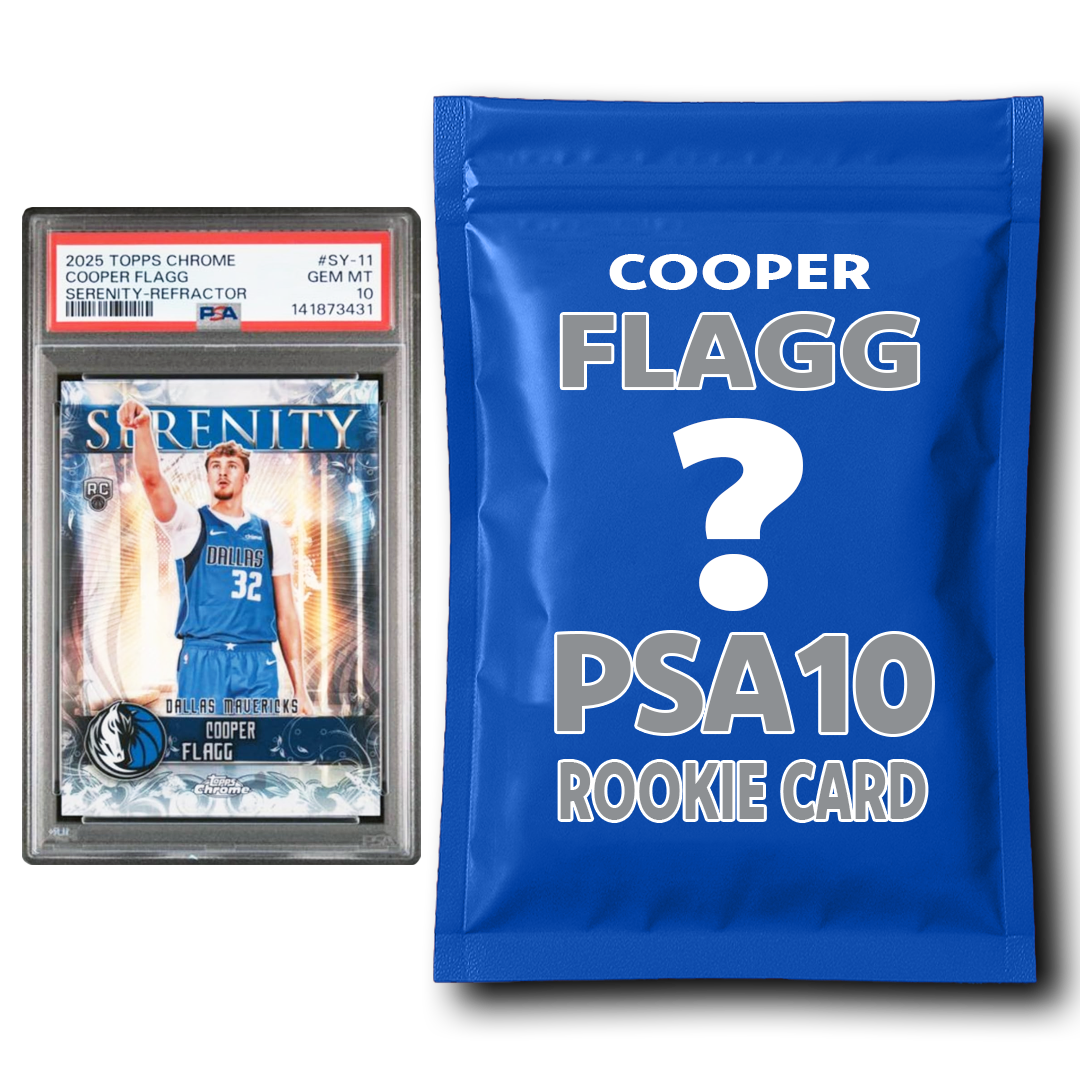 Cooper Flagg PSA 10 Graded Rookie Basketball Card Mystery Pack