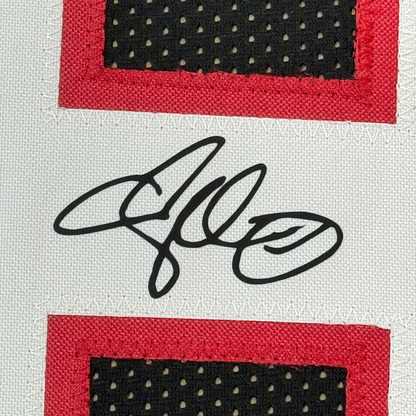 Framed Facsimile Autographed Adam Sandler Paul Crewe 35x39 Mean Machine The Longest Yard Movie Black Reprint Laser Auto Football Jersey