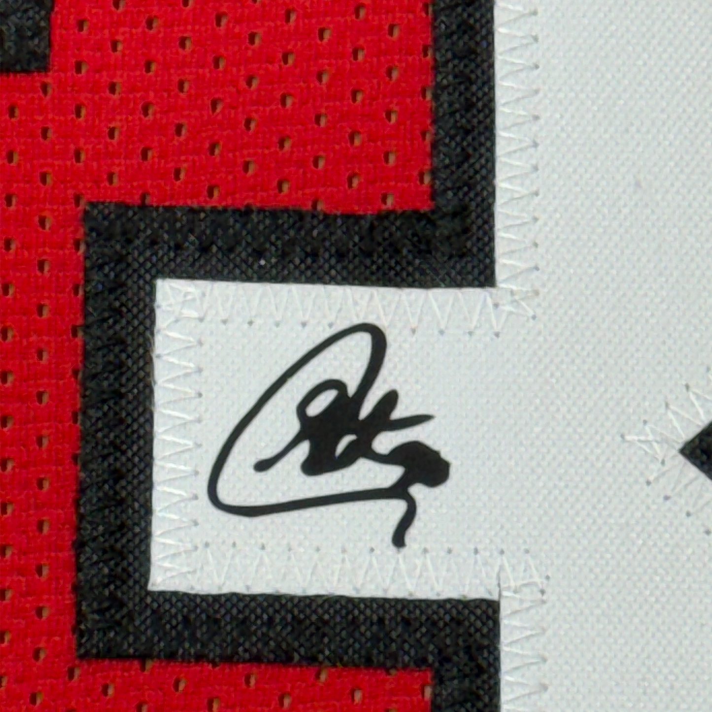 Framed Facsimile Autographed Stephen Steph Curry 35x39 Davidson Red Reprint Laser Auto College Basketball Jersey