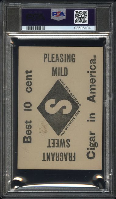 Graded 1889 N526 Diamond S Cigars Dennis Brouthers Baseball Tobacco Card PSA 4 VG-EX