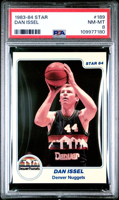 Graded 1983 Star Dan Issel #189 Basketball Card PSA 8 NM-MT