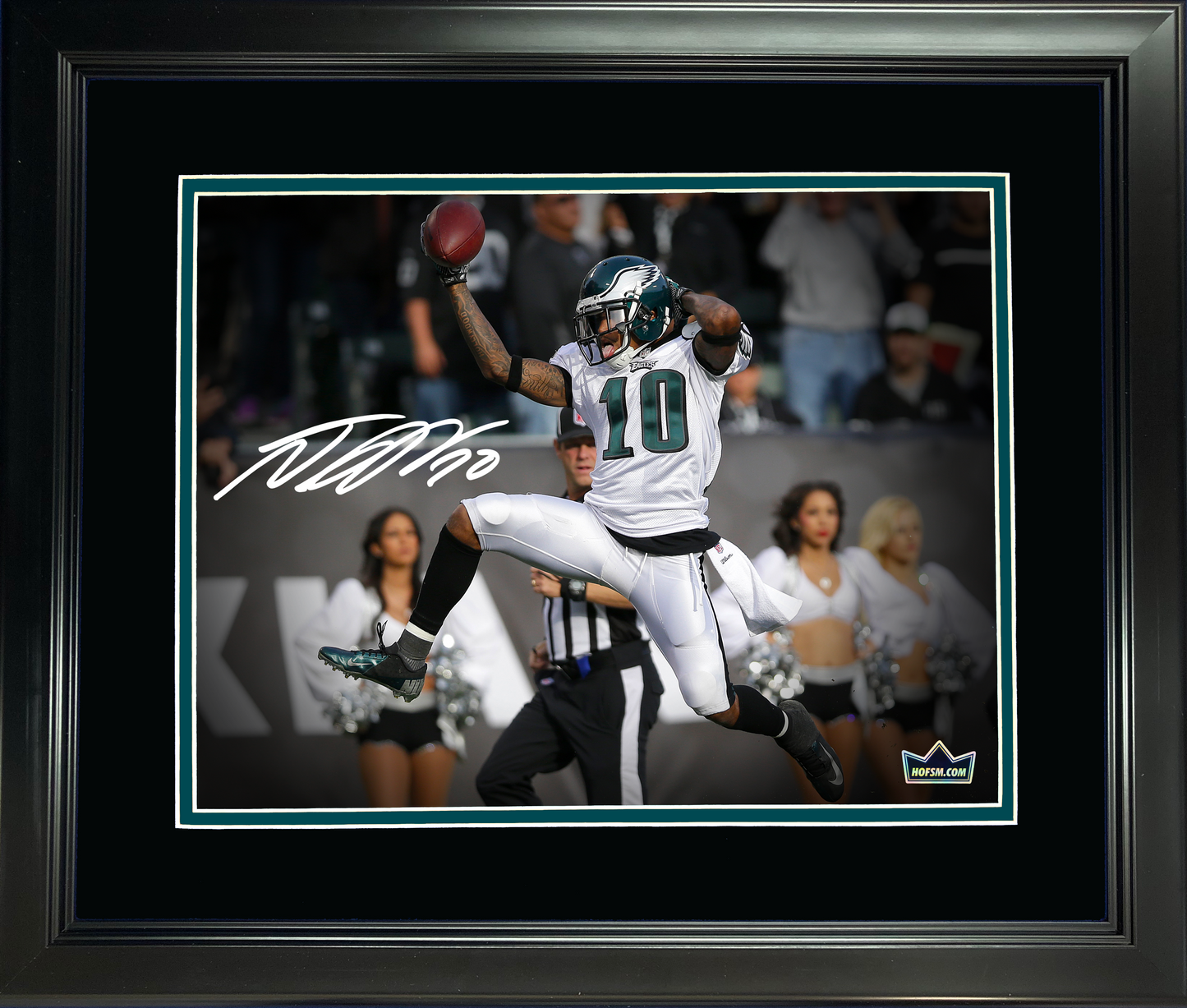 Framed DeSean Jackson Facsimile Laser Engraved Signature Auto Philadelphia Eagles 11"x14" Football Photo HOFSM Holo