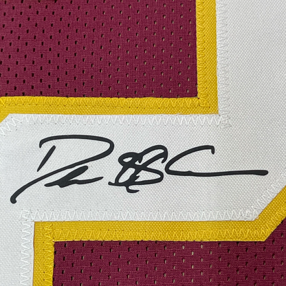 Framed Facsimile Autographed Deion Sanders 35x39 Florida State Maroon Reprint Laser Auto College Football Jersey