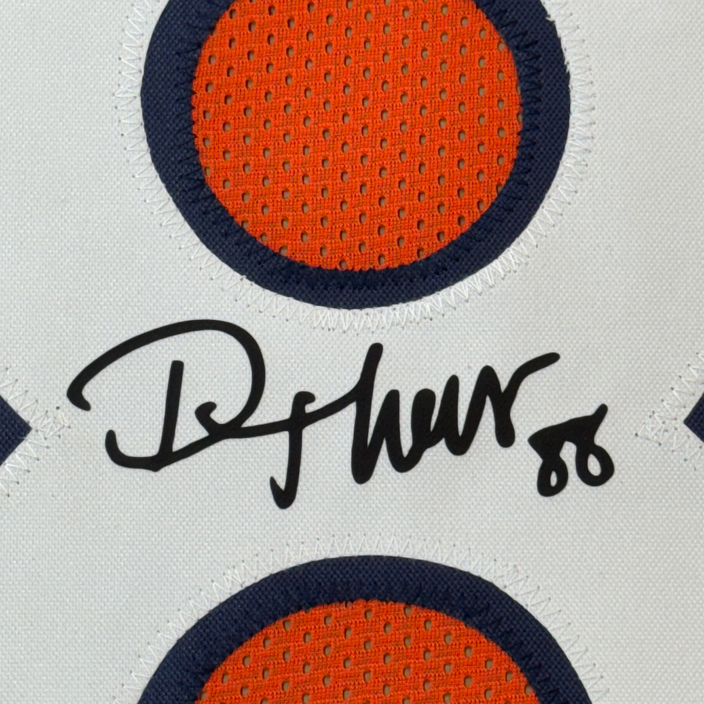 Framed Facsimile Autographed Demaryius Thomas 35x39 Denver Orange Reprint Laser Auto Football Jersey