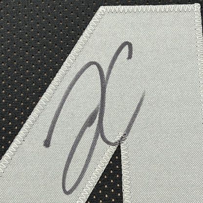 Framed Autographed/Signed Derek Carr 35x39 Las Vegas Oakland Black Football Jersey JSA COA