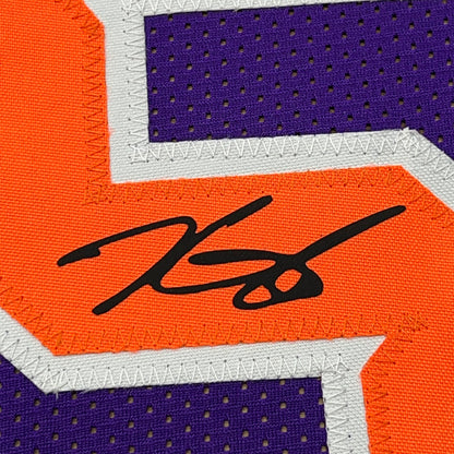 Framed Facsimile Autographed Kevin Durant 35x39 Phoenix Purple Reprint Laser Auto Basketball Jersey
