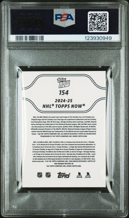 Graded 2024 Topps Now Alex Ovechkin #154 Stickers Hockey Card PSA 9 Mint