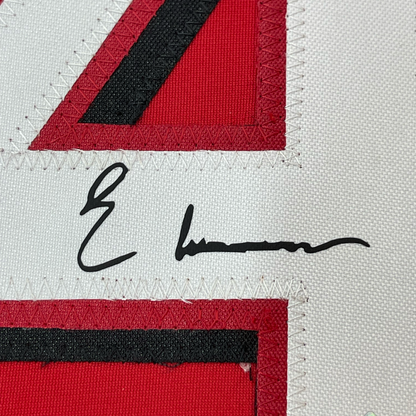 Framed Facsimile Autographed Elly De La Cruz 35x39 Cincinnati Red Reprint Laser Auto Baseball Jersey