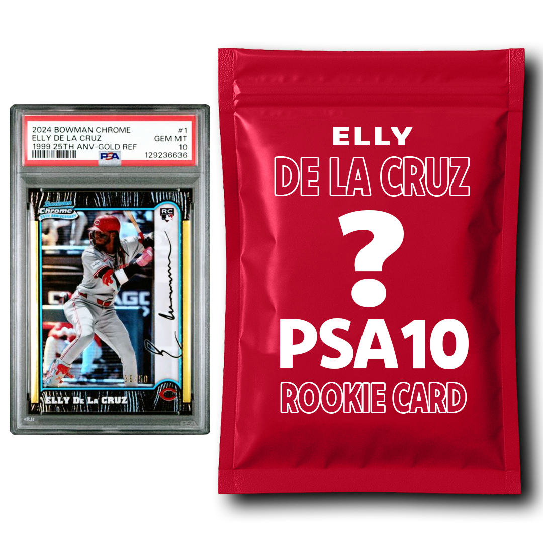Elly De La Cruz PSA 10 Graded Rookie Baseball Card Mystery Pack