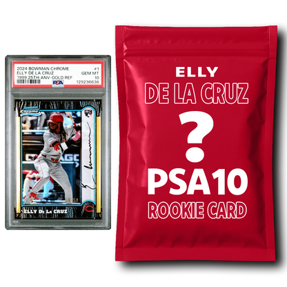 Elly De La Cruz PSA 10 Graded Rookie Baseball Card Mystery Pack
