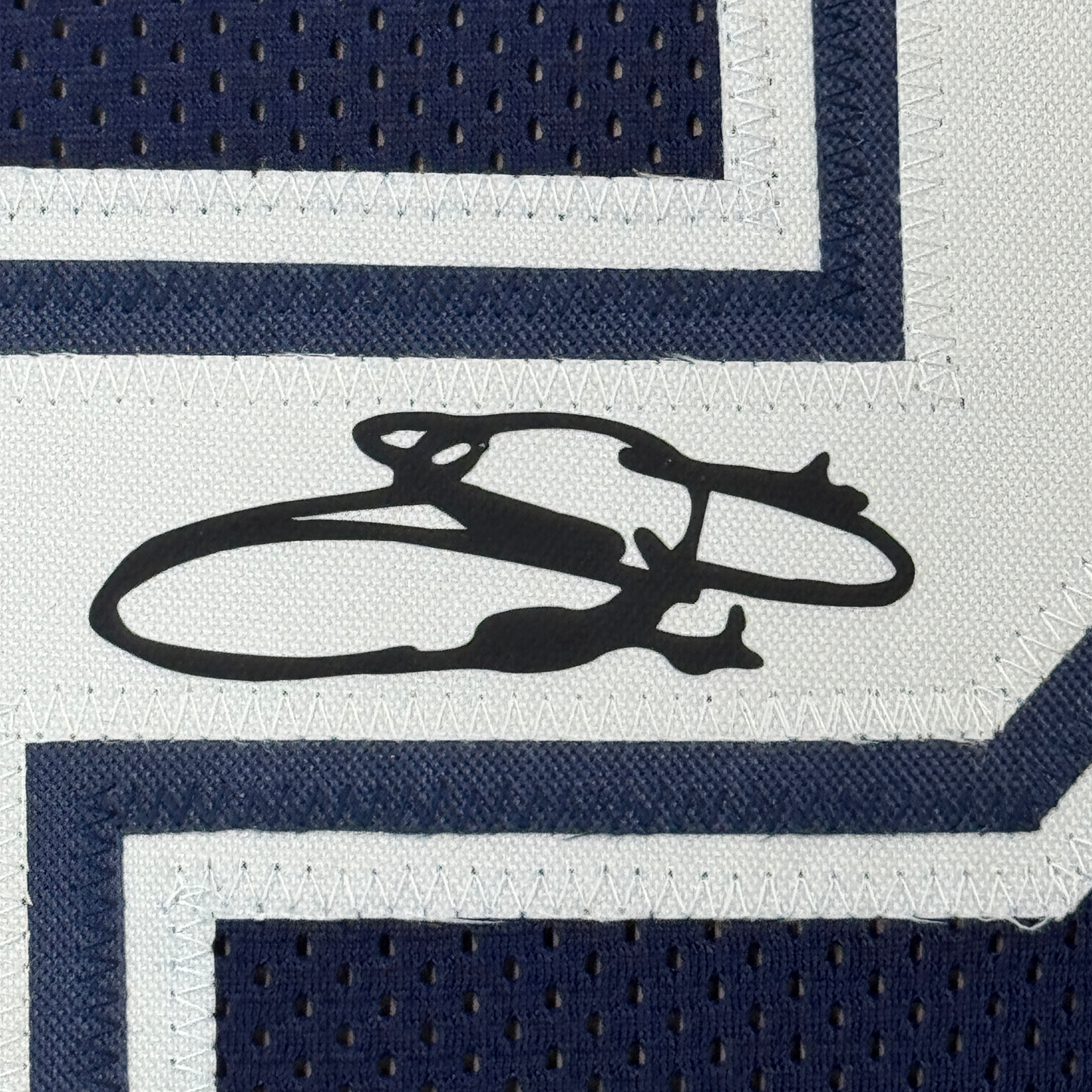 Framed Facsimile Autographed Emmitt Smith 35x39 Dallas Blue Reprint Laser Auto Football Jersey