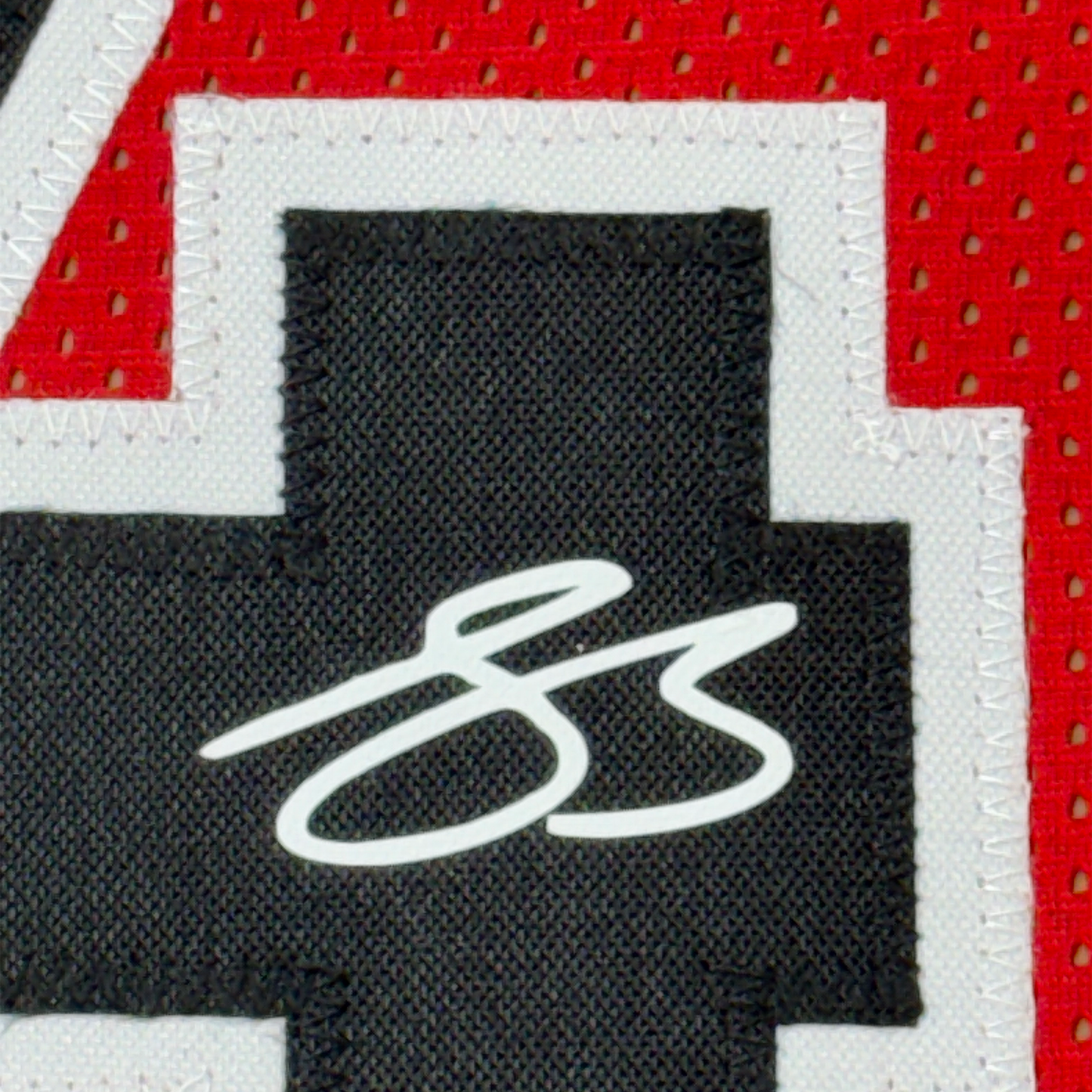 Framed Facsimile Autographed Scottie Barnes 35x39 Toronto Red Reprint Laser Auto Basketball Jersey