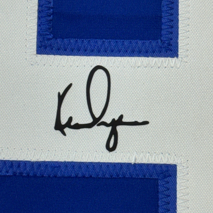 Framed Facsimile Autographed Ken Dryden 35x39 Montreal Red Reprint Laser Auto Hockey Jersey