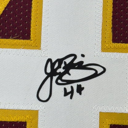 Framed Facsimile Autographed John Riggins 35x39 Washington Red Reprint Laser Auto Football Jersey