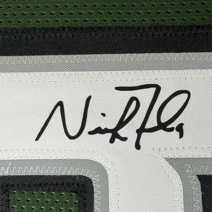 Framed Facsimile Autographed Nick Foles 35x39 Philadelphia Green Reprint Laser Auto Football Jersey