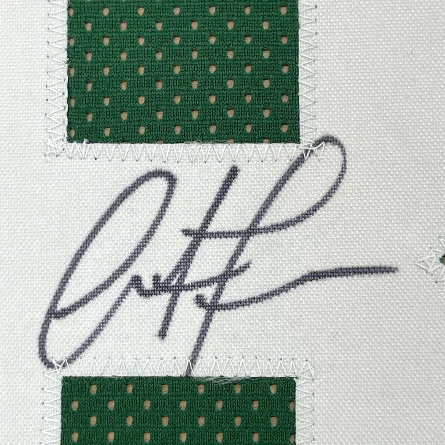 Framed Autographed/Signed Antonio Freeman 35x39 Green Bay Green Football Jersey Beckett BAS COA