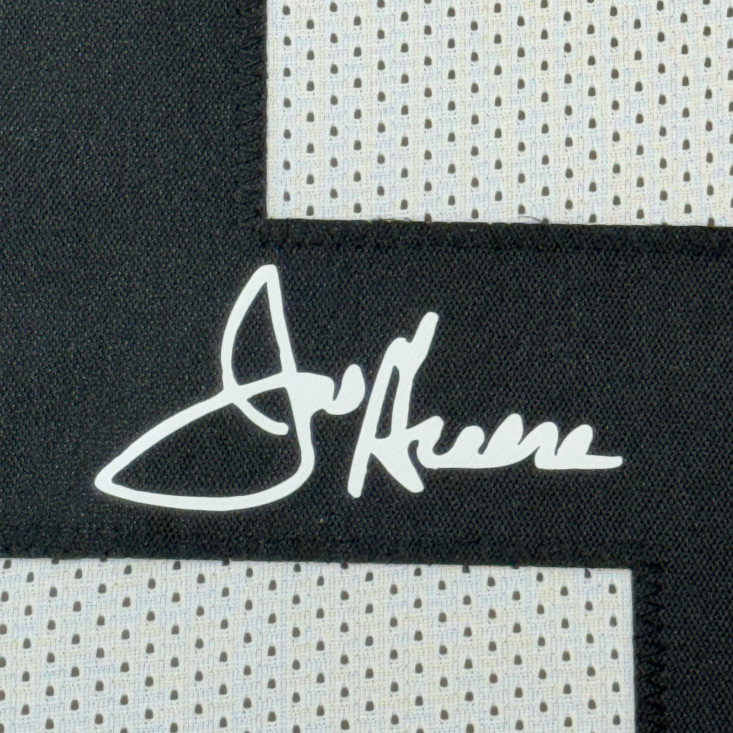 Framed Facsimile Autographed Mean Joe Greene 35x39 Pittsburgh White Reprint Laser Auto Football Jersey