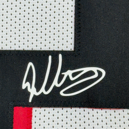 Framed Facsimile Autographed Todd Gurley II 35x39 Atlanta White Reprint Laser Auto Football Jersey