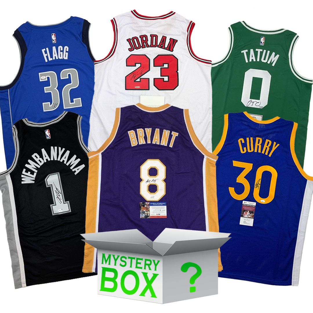 High Roller Autographed/Signed Basketball Jersey Mystery Box with PSA JSA or Beckett COA