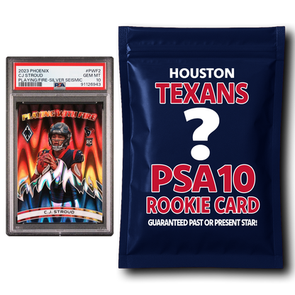 Houston Texans PSA 10 Graded Rookie Card Mystery Pack