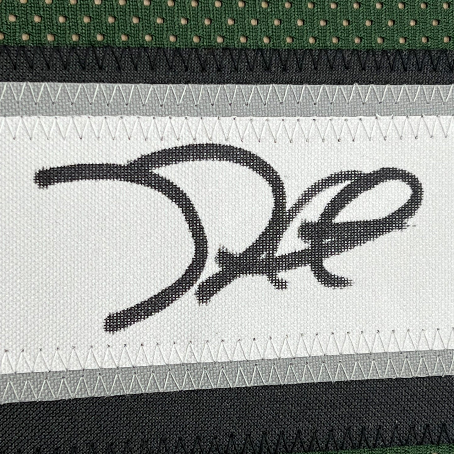 Framed Autographed/Signed Jalen Hurts 35x39 #1 Philadelphia Green Football Jersey JSA COA