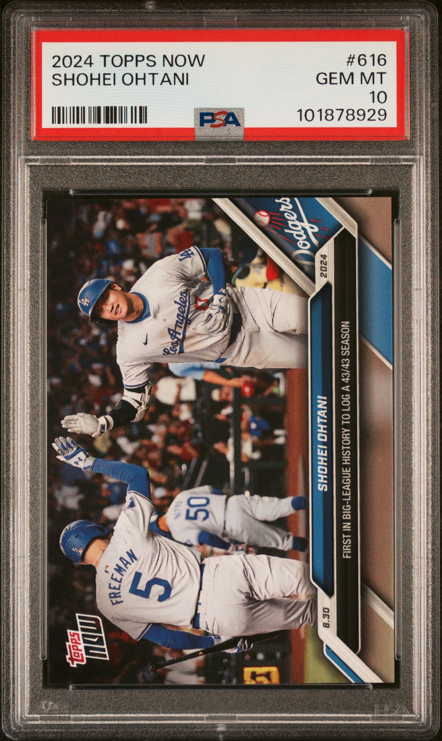 Graded 2024 Topps Now Shohei Ohtani #616 Baseball Card PSA 10 Gem Mint