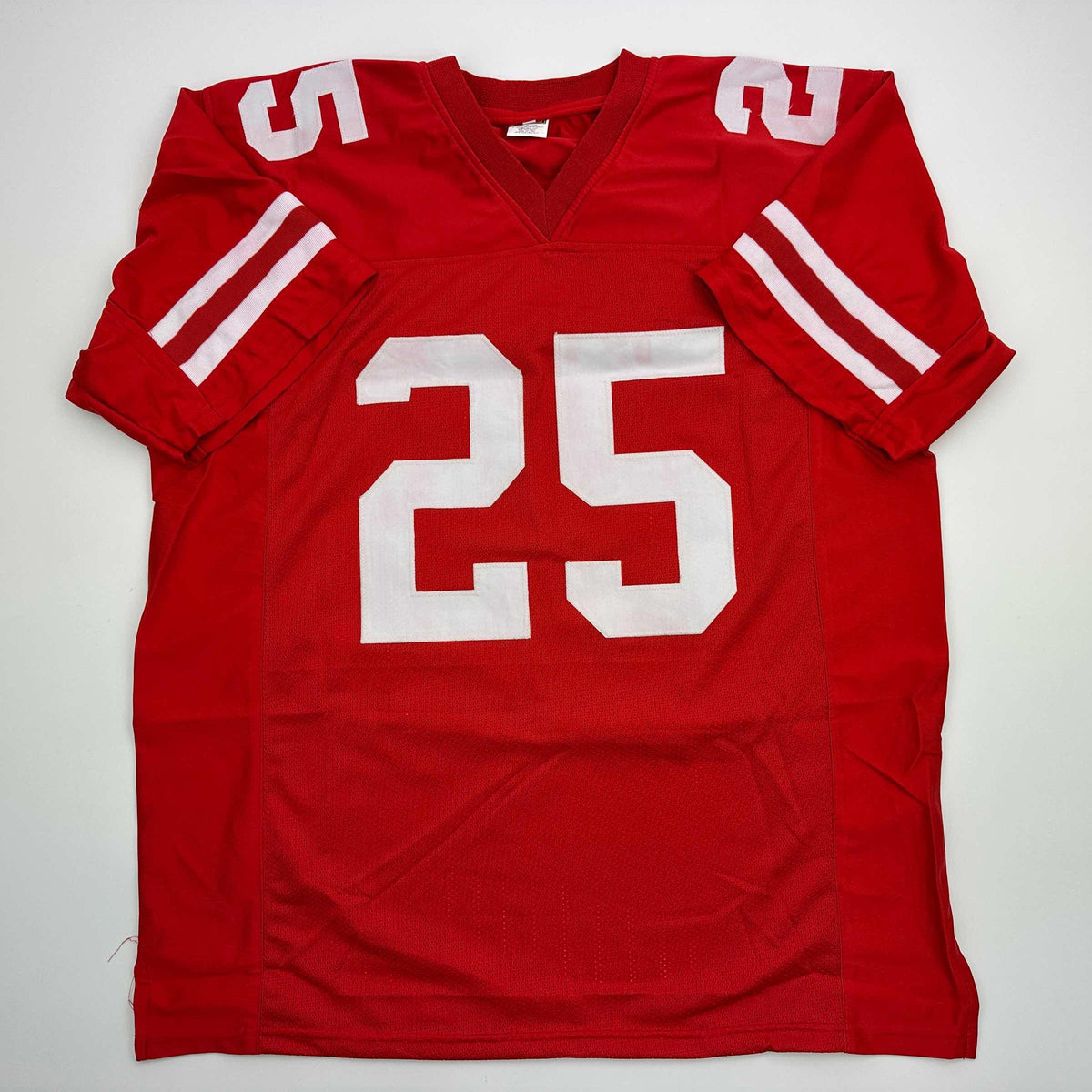 Facsimile Autographed Richard Sherman San Francisco Red Reprint Laser Auto College Football Jersey Size Men's XL