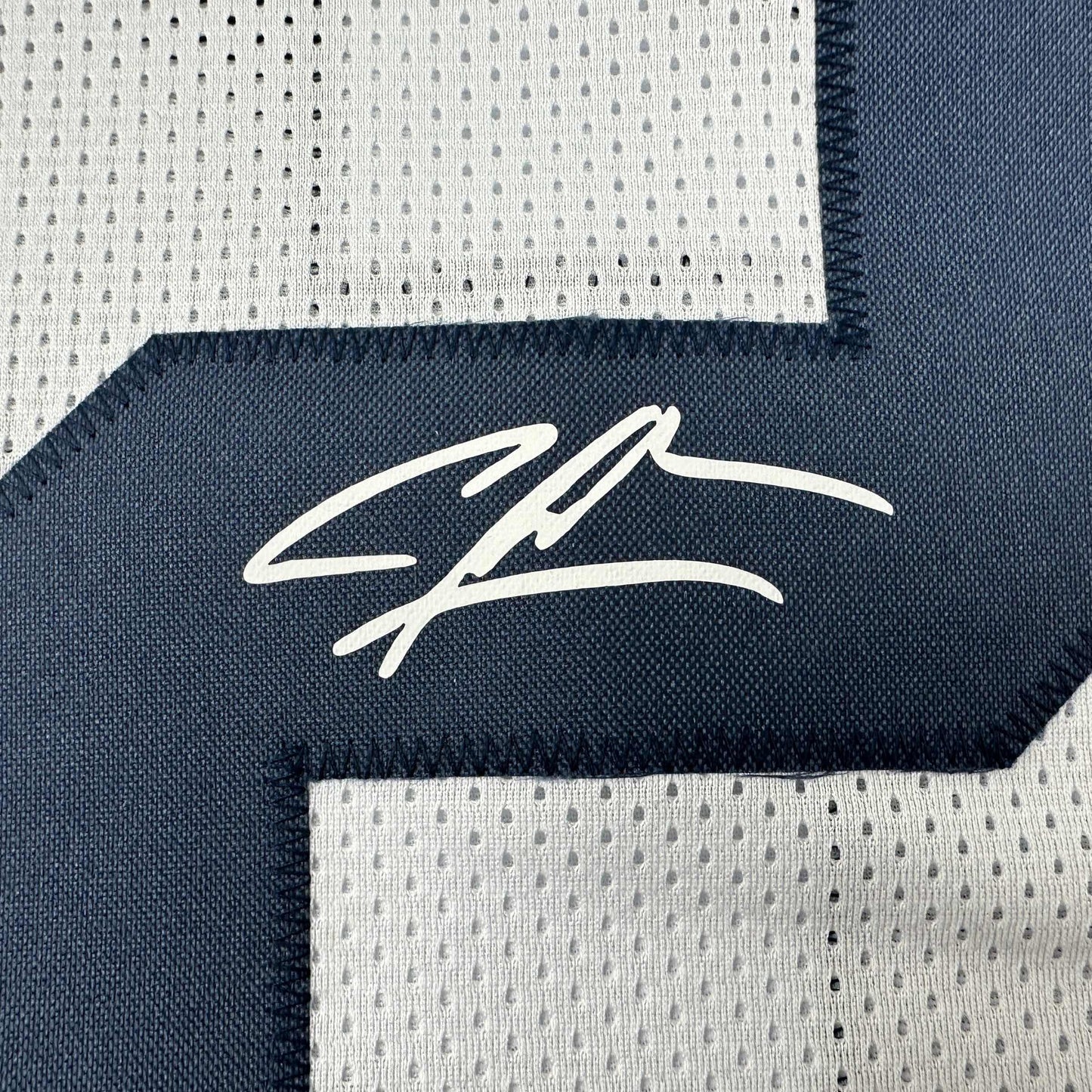Facsimile Autographed Charles Woodson Michigan White Reprint Laser Auto College Football Jersey Size Men's XL