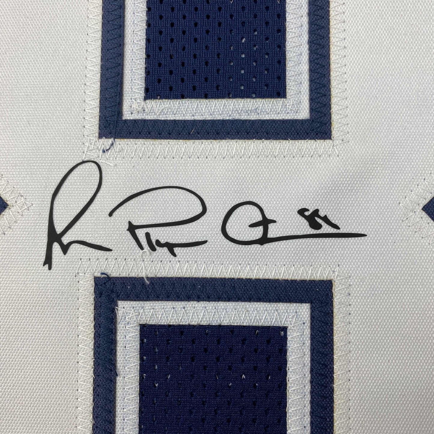 Facsimile Autographed Michael Irvin Dallas Blue Reprint Laser Auto Football Jersey Size Men's XL
