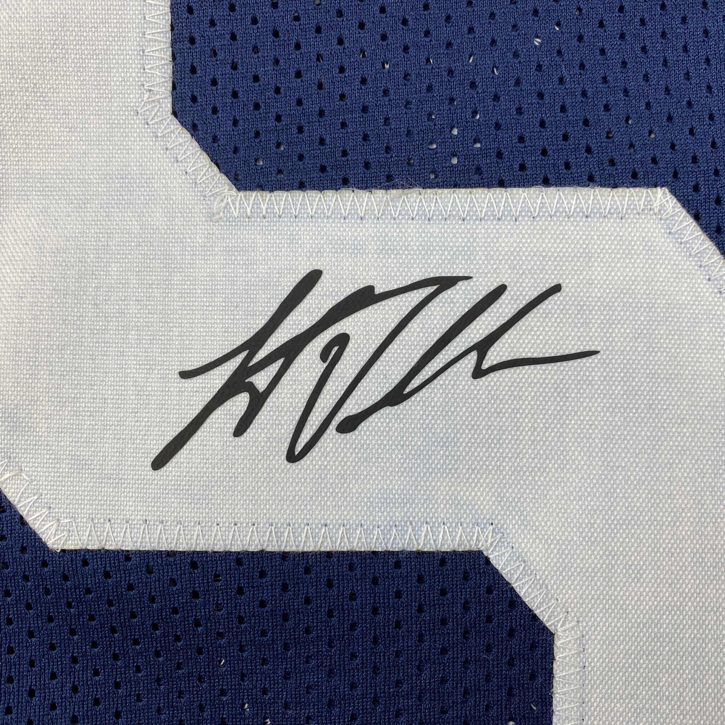 Facsimile Autographed Leighton Vander Esch Dallas Thanksgiving Day Reprint Laser Auto Football Jersey Size Men's XL