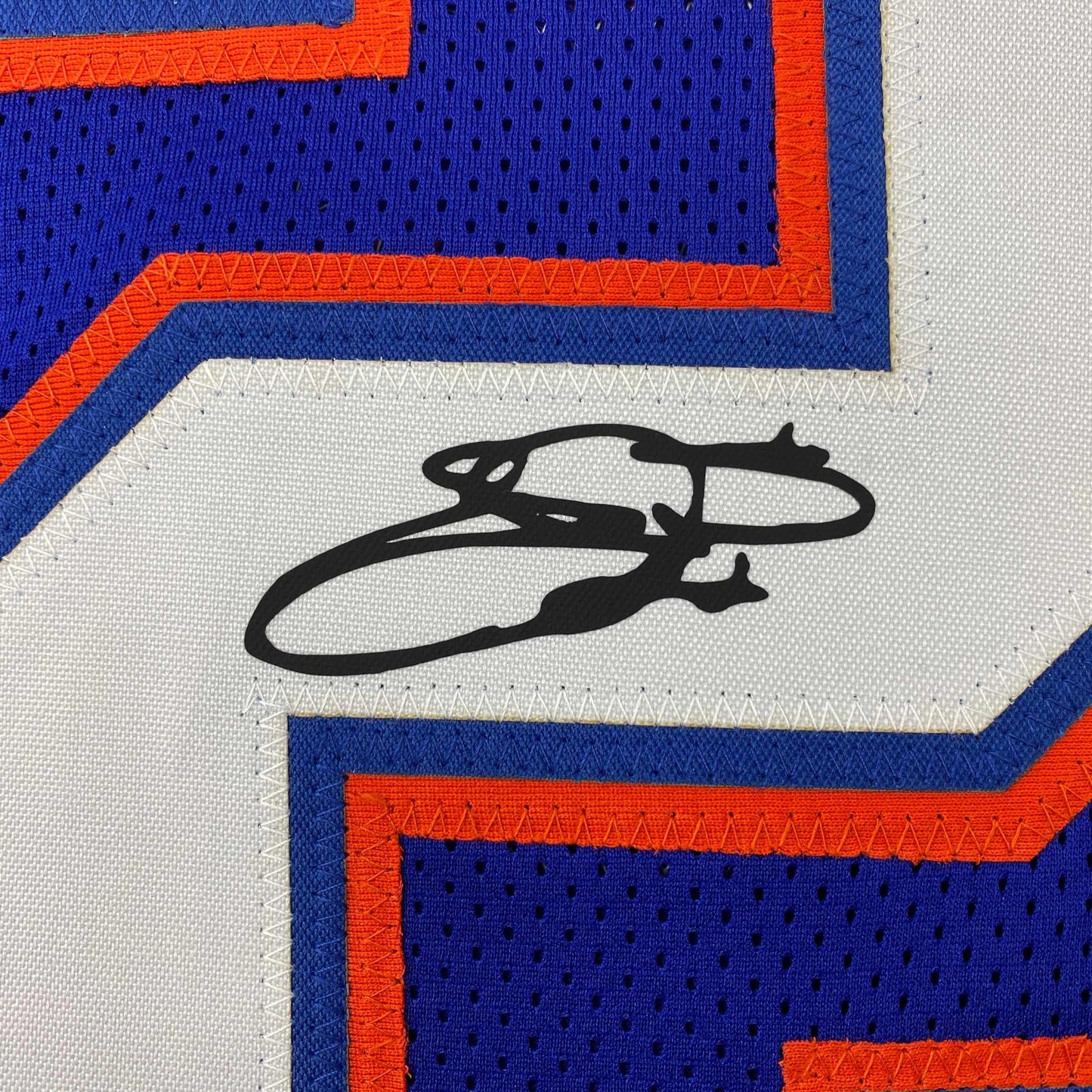 Facsimile Autographed Emmitt Smith Florida Blue Reprint Laser Auto College Football Jersey Size Men's XL