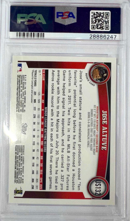 Graded 2011 Topps Update Jose Altuve #US132 Rookie RC Baseball Card PSA 10 Gem Mint