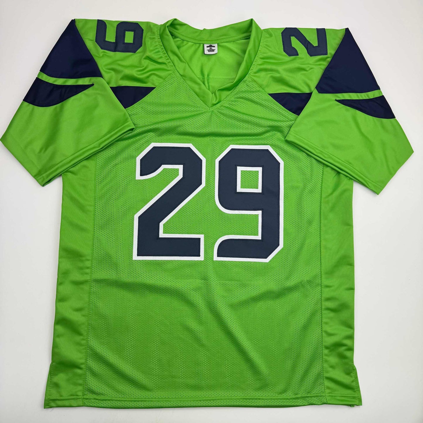 Autographed/Signed Earl Thomas III Seattle Green Football Jersey Beckett BAS COA